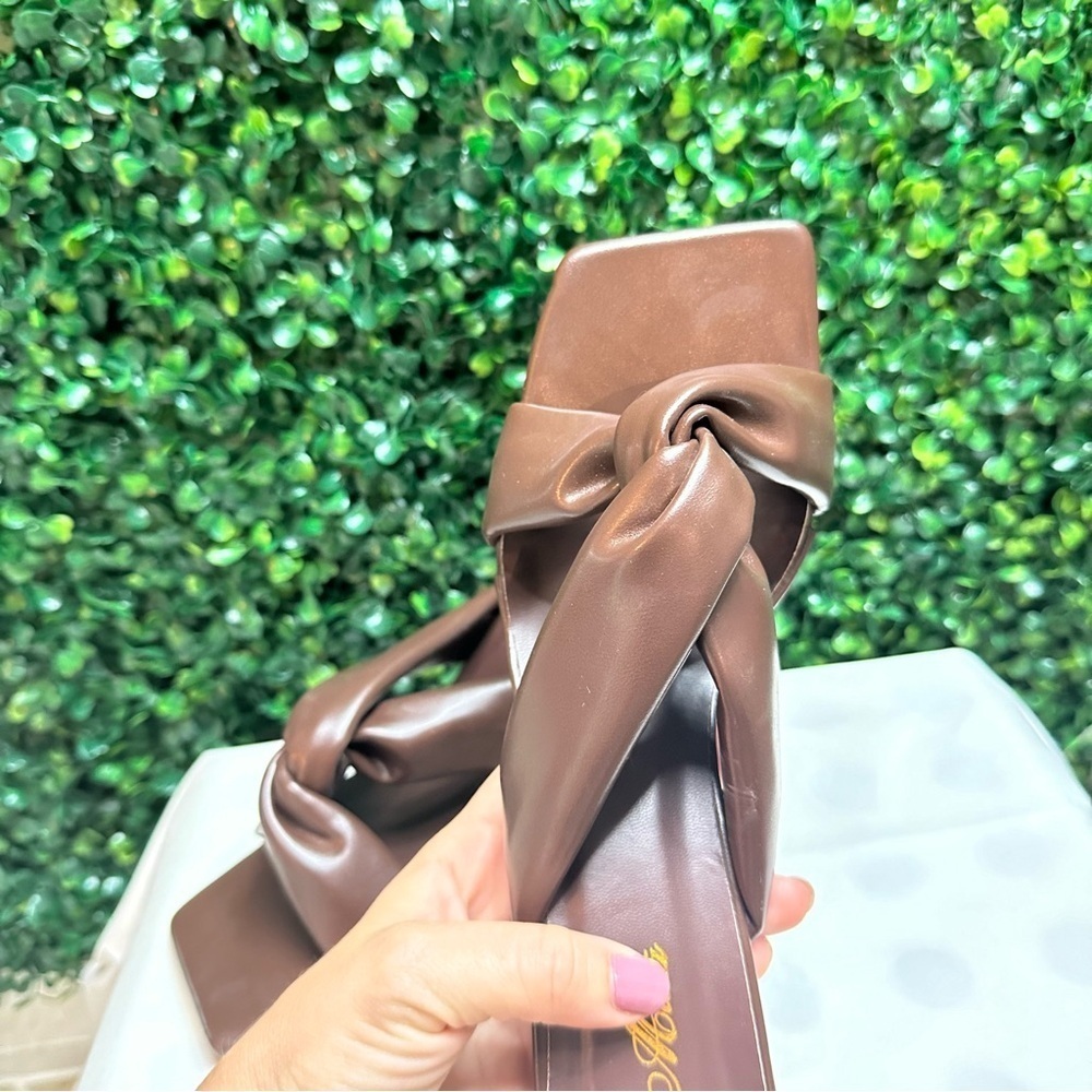 Mata Shoes Brown High Heels Stilletos Size 39 - Picture 13 of 13